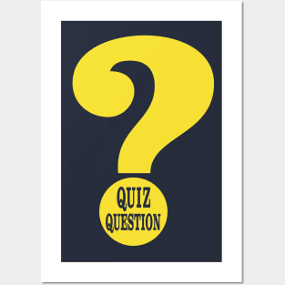 Quiz Question Posters and Art